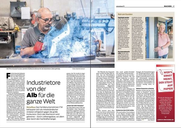 Industrietore von der Alb für die ganze Welt